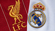 Gli stemmi di Real e Liverpool