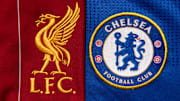 The Liverpool and Chelsea Club Crests