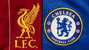 The Liverpool and Chelsea Club Crests