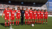 The Piacenza team gather for a group shot