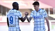 Romelu Lukaku e Alessandro Bastoni 