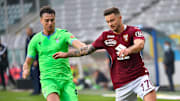 Una fase dell'andata di Torino-Lazio