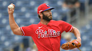 Philadelphia Phillies pitcher got hurt right before MLB suspended play.