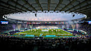 L'Olimpico durante la cerimonia di apertura di Euro 2020