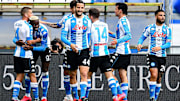 I calciatori del Napoli esultano