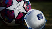 UEFA Champions League Matchball and Protective Face Mask