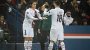 Mauro Icardi et Edinson Cavani face à Galatasaray en Ligue des Champions