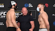  Khabib u Gaethje están listos para una de las peleas más auspiciadas del años