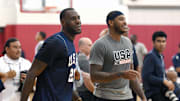 Anthony y James son dos de los mejores jugadores de la NBA