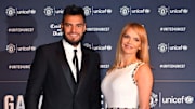 Sergio Romero con Eliana Guercio