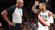 El base de los Portland Trail Blazers, Damian Lillard, se mostró molesto por lo sucedido