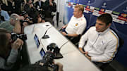 Joaquín y Koeman comparten rueda de prensa del Valencia