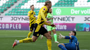 Erling Haaland trifft zum 1:0.