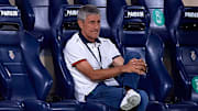 Quique Setien is under pressure.