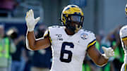 Michigan linebacker Josh Uche