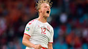Kasper Dolberg s'est offert un doublé face au pays de Galles.