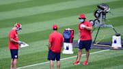 Los Nationals suspendieron sus entrenamientos este lunes