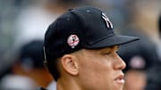 New York Yankees slugger Aaron Judge has been dealing with a shoulder injury at the start of spring training.
