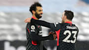Salah scored two fine goals in the victory