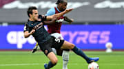 Eric García fue titular en el partido frente al West Ham