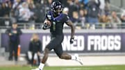 Reagor turning up field in a game vs. West Virginia
