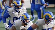 Aaron Donald solamente pudo hacer una tacleada en el juego entre los Rams y los Packers