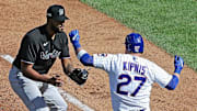El primer partido de la serie de los playoffs entre los Marlins y los Cachorros se disputó el miércoles
