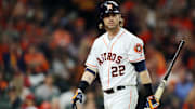 Josh Reddick en el juego 6 de la Serie Mundial 2019