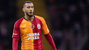 Younès Belhanda lors du match Galatasaray-Caykur Rizespor en Coupe de Turquie. 