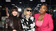 Anne Hathaway, Anna Wintour, and Serena Williams attend the Michael Kors Collection Spring/Summer 2023 Runway Show on September 14, 2022 in New York City.