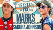 Bettylou Sakura Johnson vs Caroline Marks | Lexus Trestles Pro pres by Outerknown 2025 - Quarters