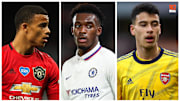 Mason Greenwood, Callum Hudson-Odoi et Gabriel Martinelli. 