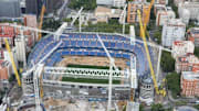 El Santiago Bernabéu en obras