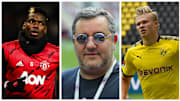 Paul Pogba, Mino Raiola et Erling Haaland