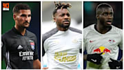 Houssem Aaouar, Allan Saint-Maximin et Dayot Upamecano. 