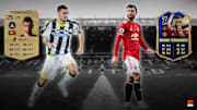 Bruno Fernandes nella sua versione con overall più basso e più alto su FIFA Ultimate Team