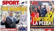 Las portadas de los grandes medios españoles