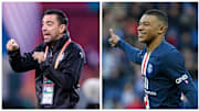 Xavi et Kylian Mbappé