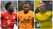 Alphonso Davies, Adama Traoré et Erling Haaland