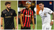 Diego Rossi, Josef Martinez et Cristian Pavon. 