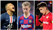 Kylian Mbappé, Frenkie de Jong et Kai Havertz. 