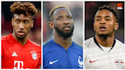 Kingsley Coman, Moussa Dembélé, Christopher Nkunku. 