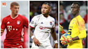 Cuisance, Memphis Depay et Edouard Mendy. 