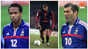 Thierry Henry, Rivaldo et Zinédine Zidane. 