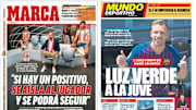 Marca (left) and Mundo Deportivo (right).