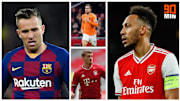 Arthur, Strootman, Cuisance et Aubameyang. 