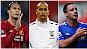 Virgil van Dijk, Rio Ferdinand et John Terry. 