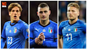 Zaniolo, Verratti et Immobile. 