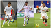 Boubacar Kamara, Houssem Aouar, Memphis Depay. 