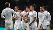 Leeds currently top the Championship with nine games remaining